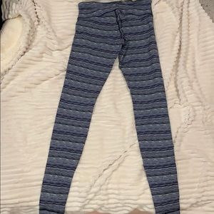 Blue lululemon full length leggings